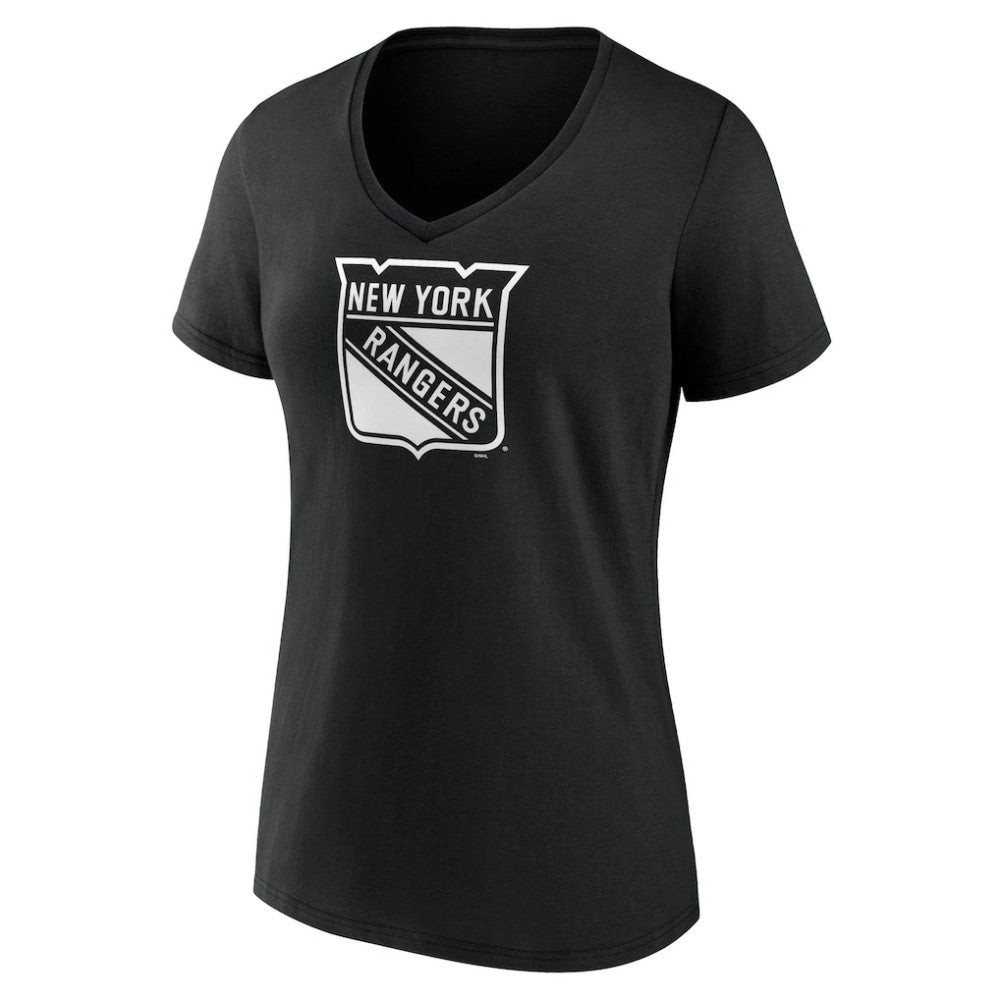 New York Rangers Women's Personalized Name & Number Monochrome V-Neck T-Shirt -  NHL T-shirts