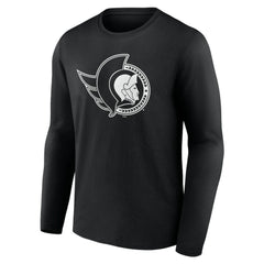 Ottawa Senators Personalized Name & Number Monochrome Long Sleeve T-Shirt -  NHL T-shirts