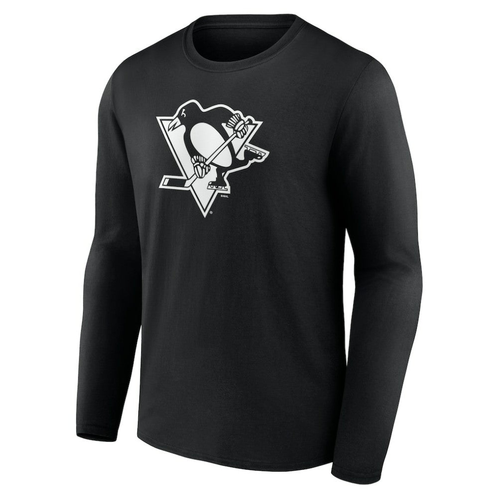 Pittsburgh Penguins Personalized Name & Number Monochrome Long Sleeve T-Shirt -  NHL T-shirts