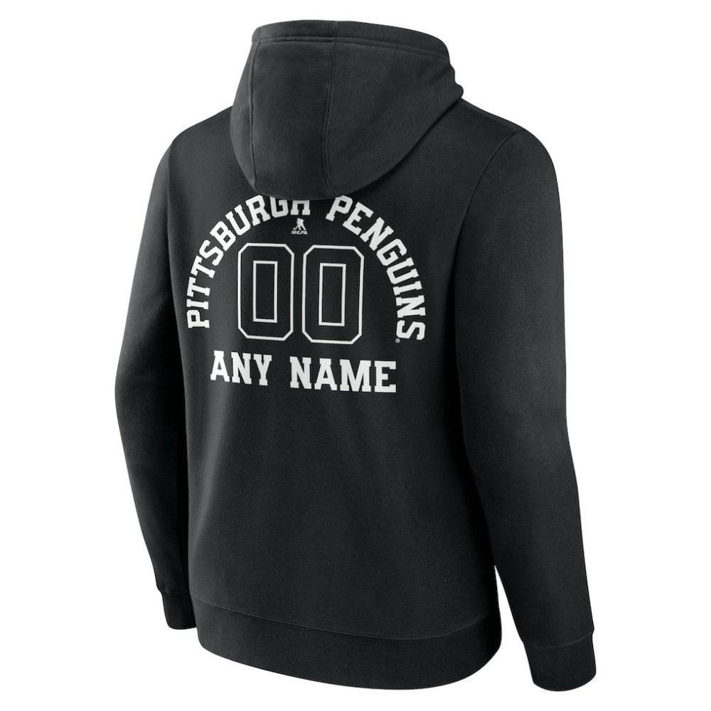 Pittsburgh Penguins Personalized Name & Number Monochrome Pullover Hoodie -  NHL Hoodies