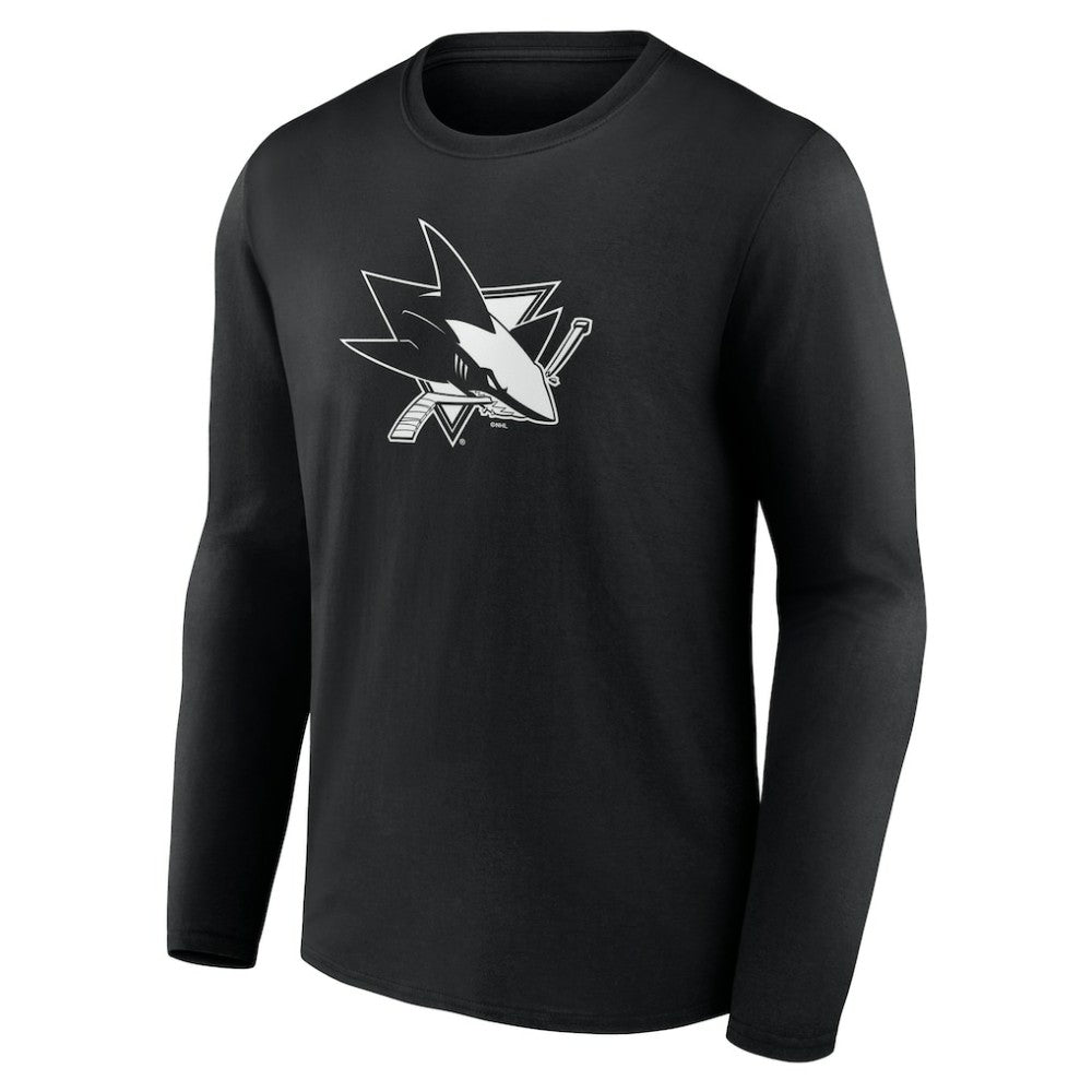San Jose Sharks Personalized Name & Number Monochrome Long Sleeve T-Shirt -  NHL T-shirts