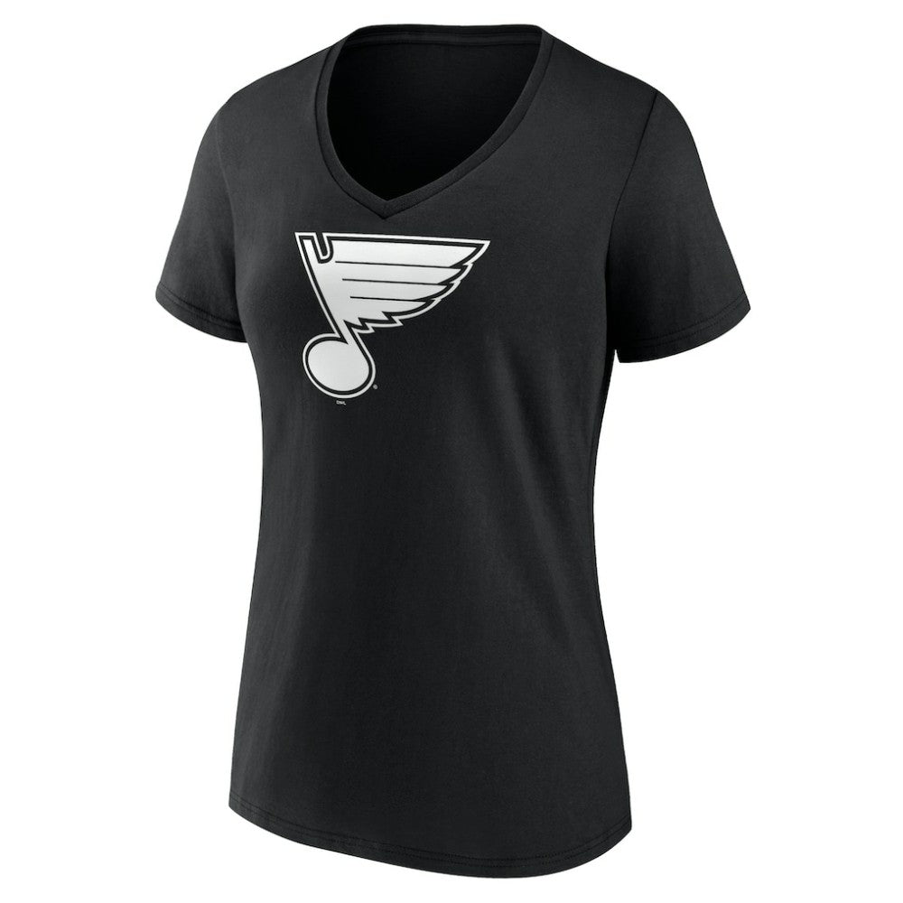 St. Louis Blues Women's Personalized Name & Number Monochrome V-Neck T-Shirt -  NHL T-shirts