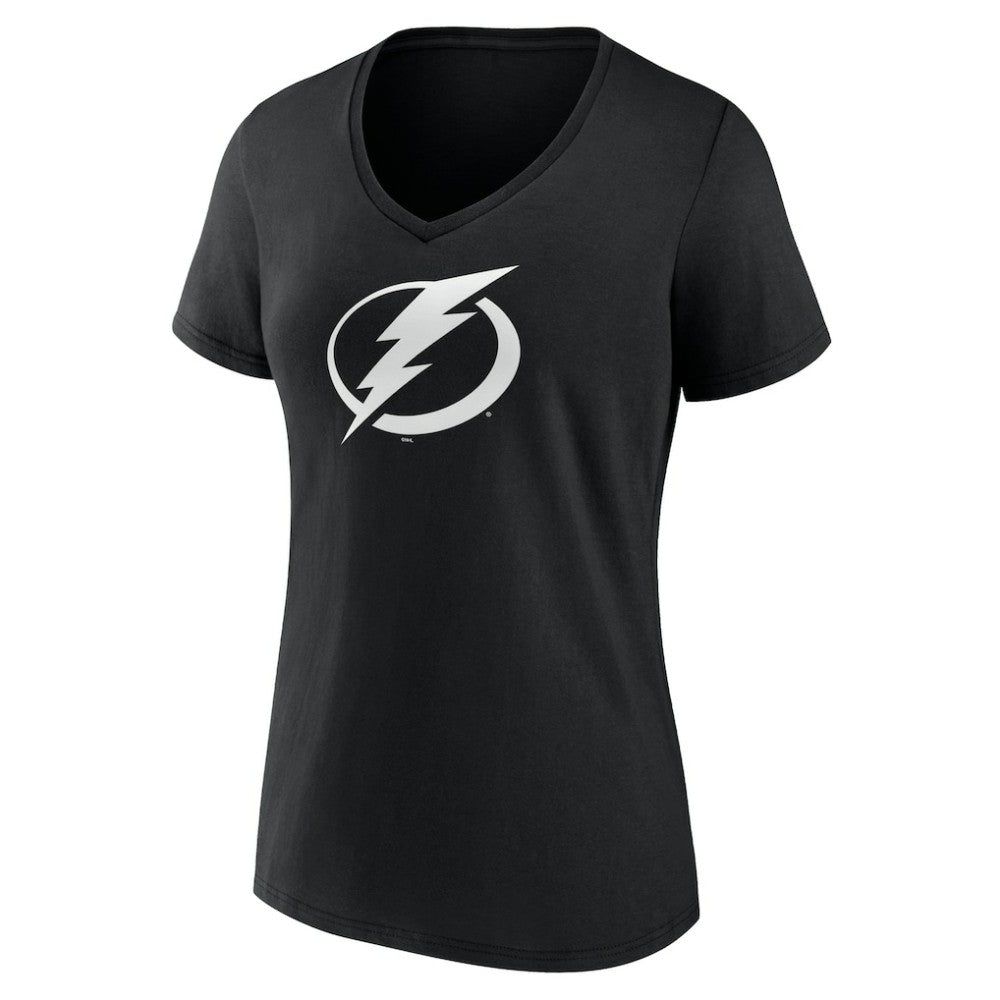 Tampa Bay Lightning Women's Personalized Name & Number Monochrome V-Neck T-Shirt -  NHL T-shirts