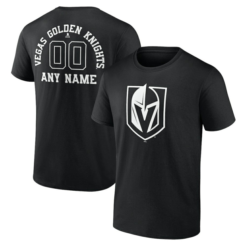 Vegas Golden Knights Personalized Name & Number Monochrome T-Shirt -  NHL T-shirts