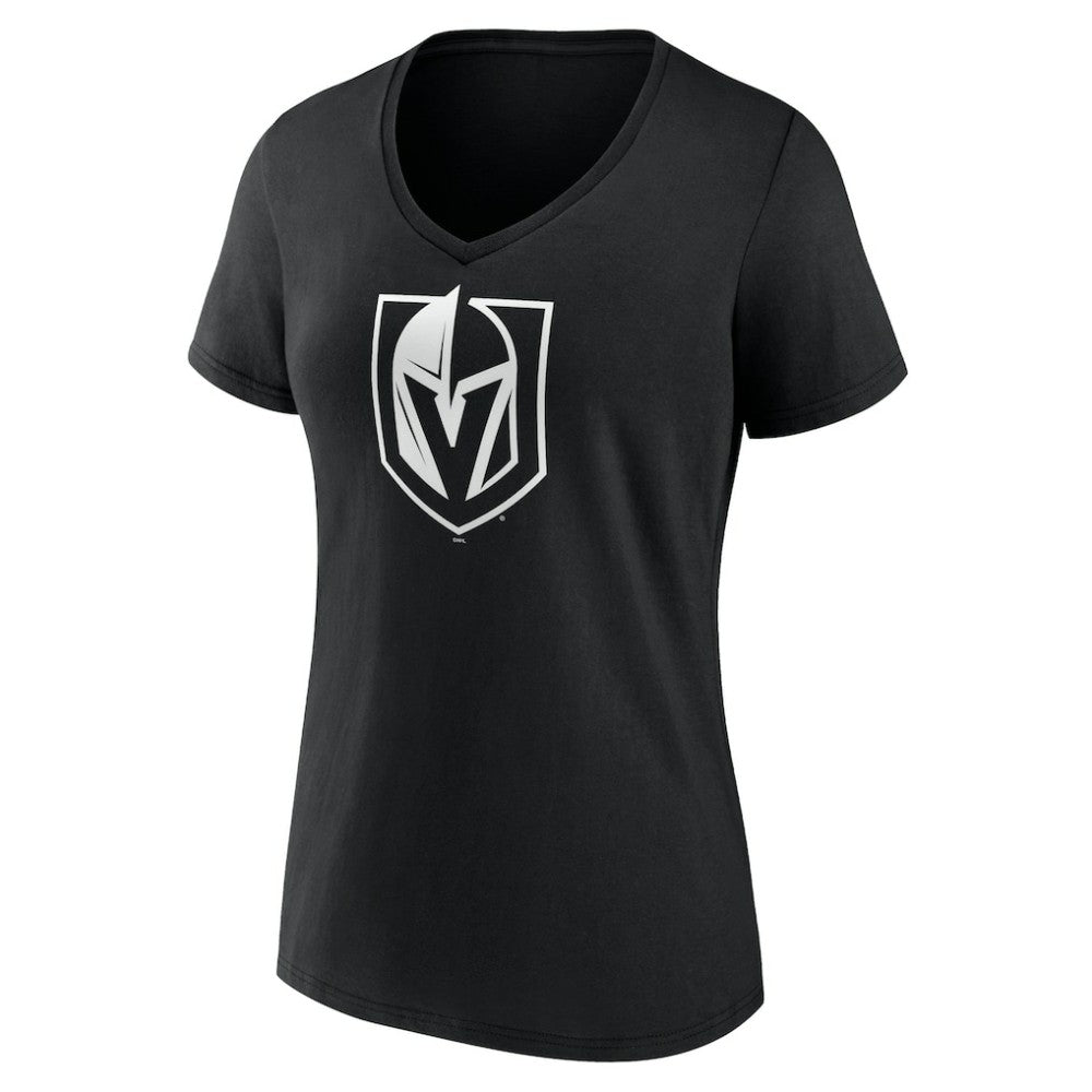Vegas Golden Knights Women's Personalized Name & Number Monochrome V-Neck T-Shirt -  NHL T-shirts