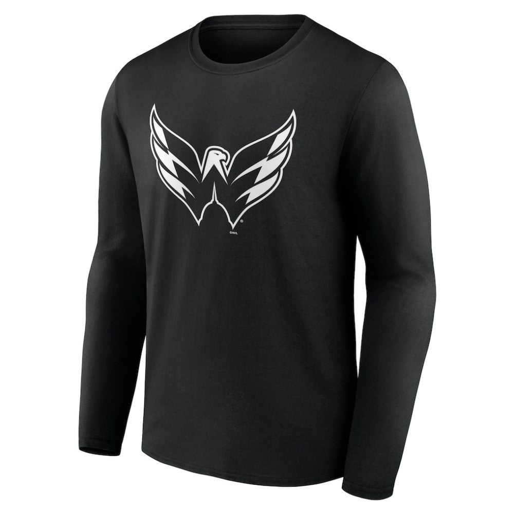 Washington Capitals Personalized Name & Number Monochrome Long Sleeve T-Shirt -  NHL T-shirts