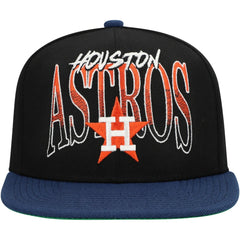 Houston Astros Mitchell & Ness Rise Up Snapback Hat - MLB Hats