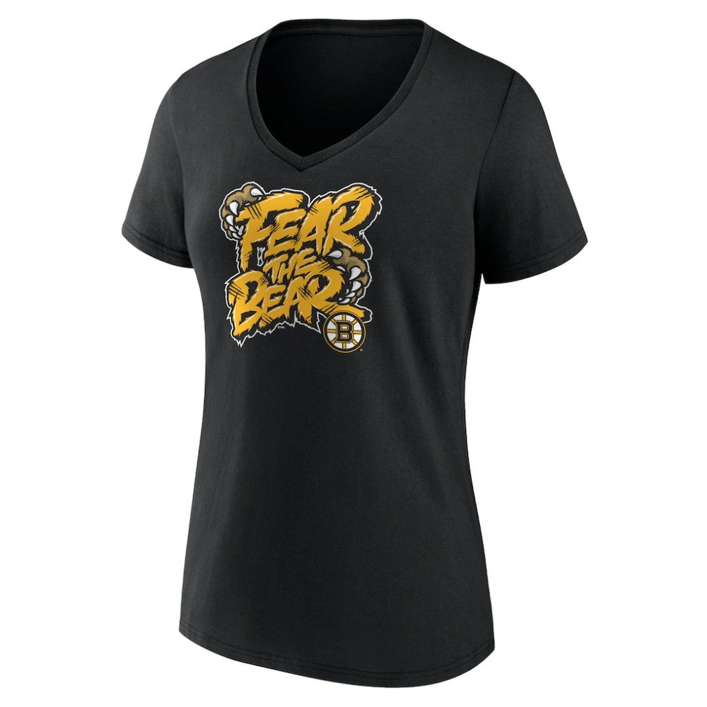 Boston Bruins Women's Native V-Neck T-Shirt -  NHL T-shirts