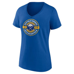 Buffalo Sabres Women's Native V-Neck T-Shirt -  NHL T-shirts