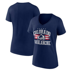 Colorado Avalanche Women's Americana Team V-Neck T-Shirt -  NHL T-shirts
