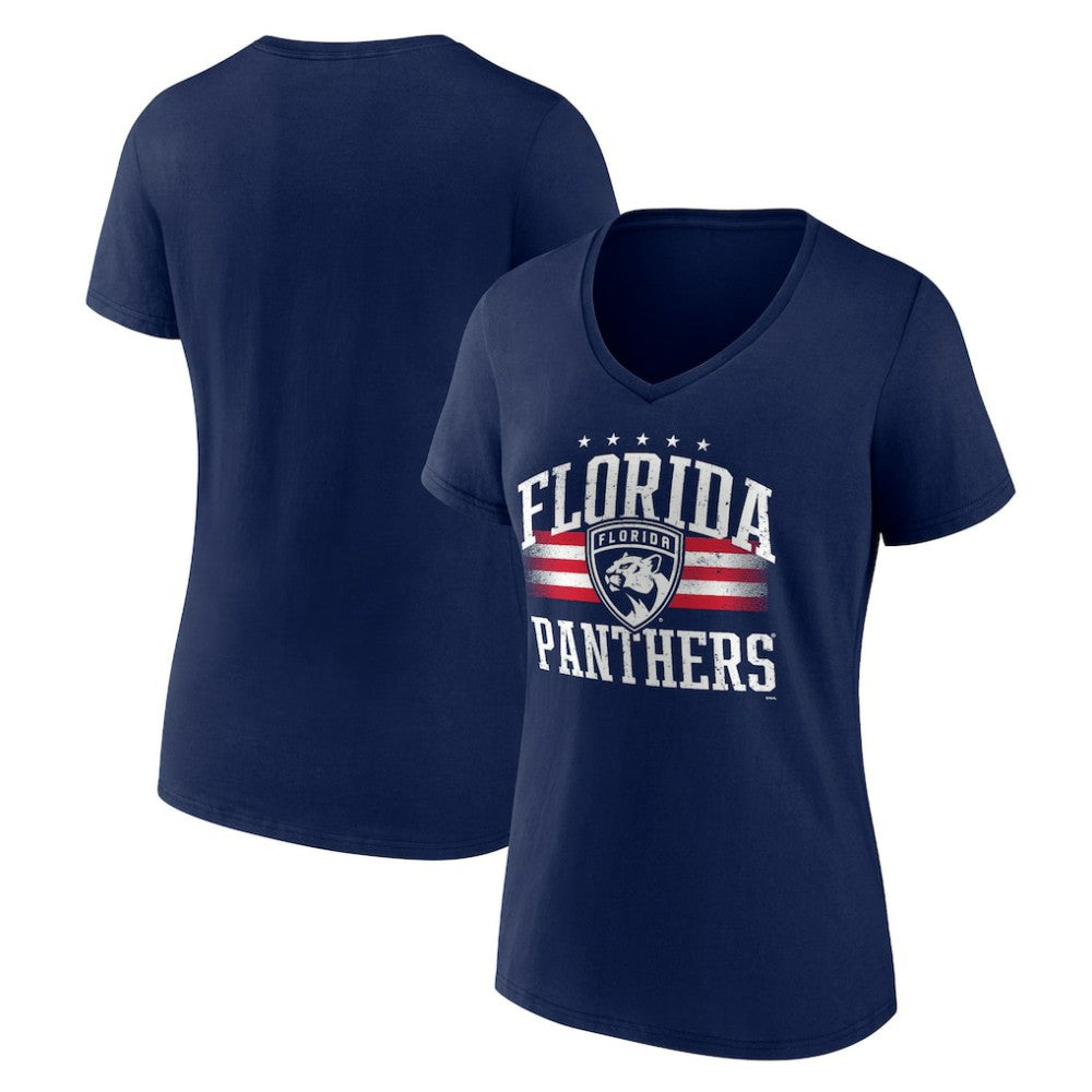Florida Panthers Women's Americana Team V-Neck T-Shirt -  NHL T-shirts