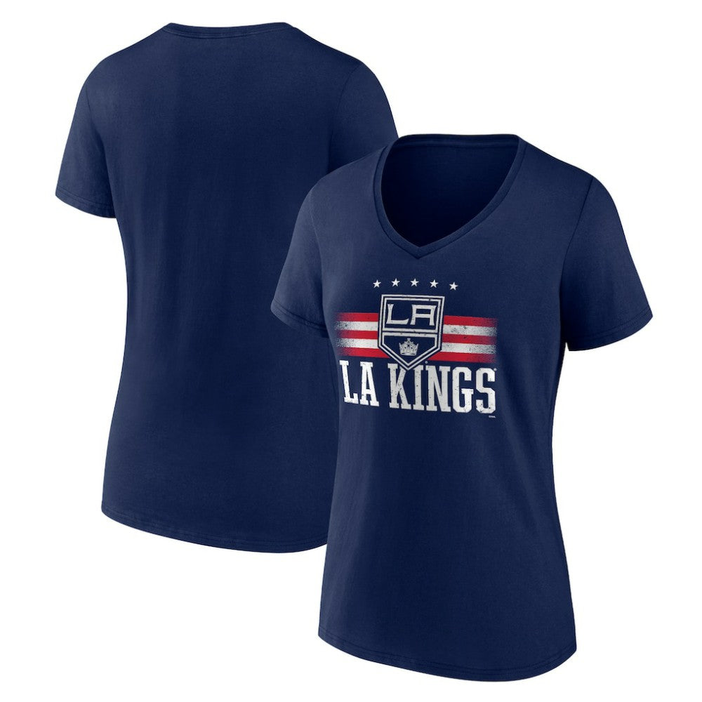 Los Angeles Kings Women's Americana Team V-Neck T-Shirt -  NHL T-shirts