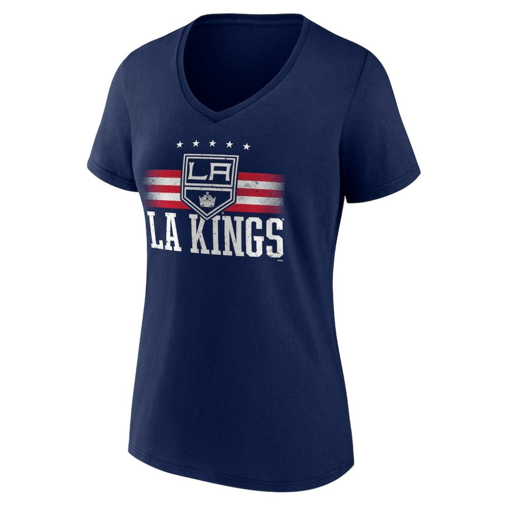 Los Angeles Kings Women's Americana Team V-Neck T-Shirt -  NHL T-shirts