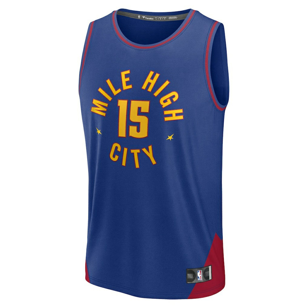 Blue Nikola Jokic Denver Nuggets Fast Break Replica Player Jersey sale | NBA