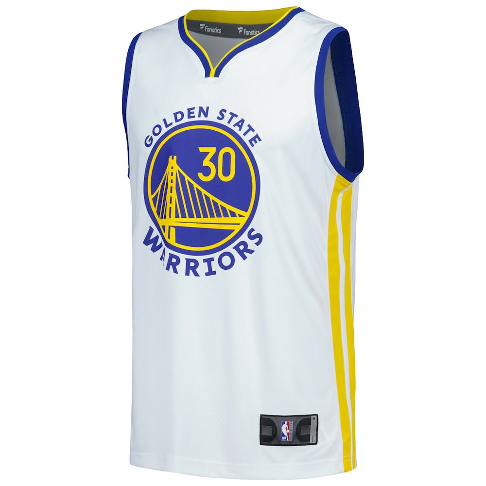 White Stephen Curry Golden State Warriors Fast Break Replica Player Jersey sale | NBA