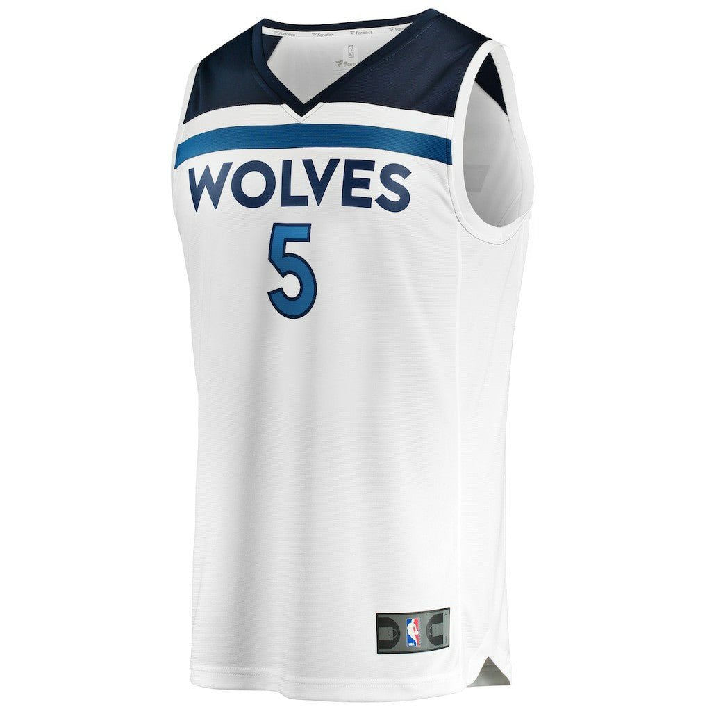 White Anthony Edwards Minnesota Timberwolves Fast Break Replica Player Jersey | NBA