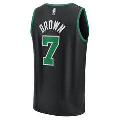 Black Jaylen Brown Boston Celtics Fast Break Replica Player Jersey | NBA