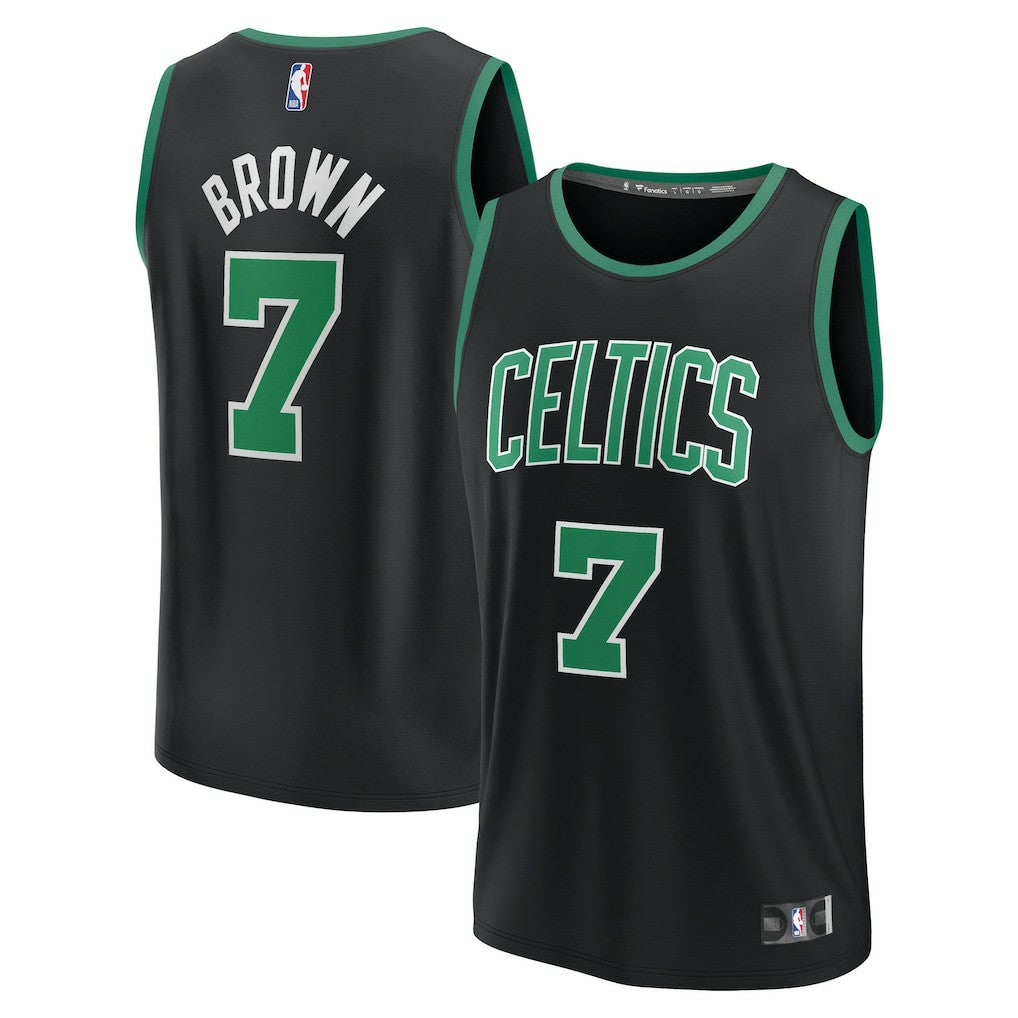Black Jaylen Brown Boston Celtics Youth Fast Break Replica Player Jersey | NBA