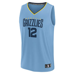 Light Blue Ja Morant Memphis Grizzlies Youth Fast Break Replica Player Jersey | NBA