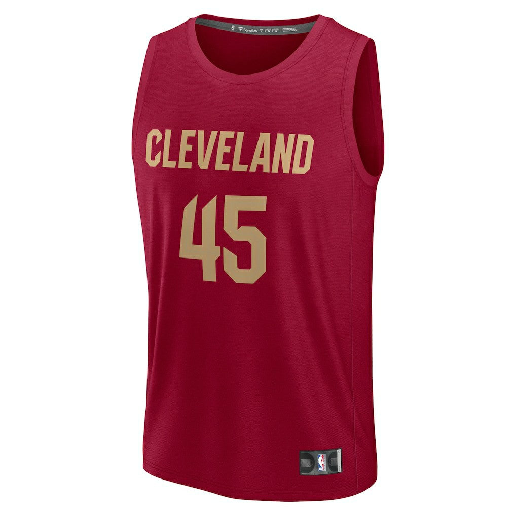 Wine Donovan Mitchell Cleveland Cavaliers Youth Fast Break Replica Player Jersey sale | NBA