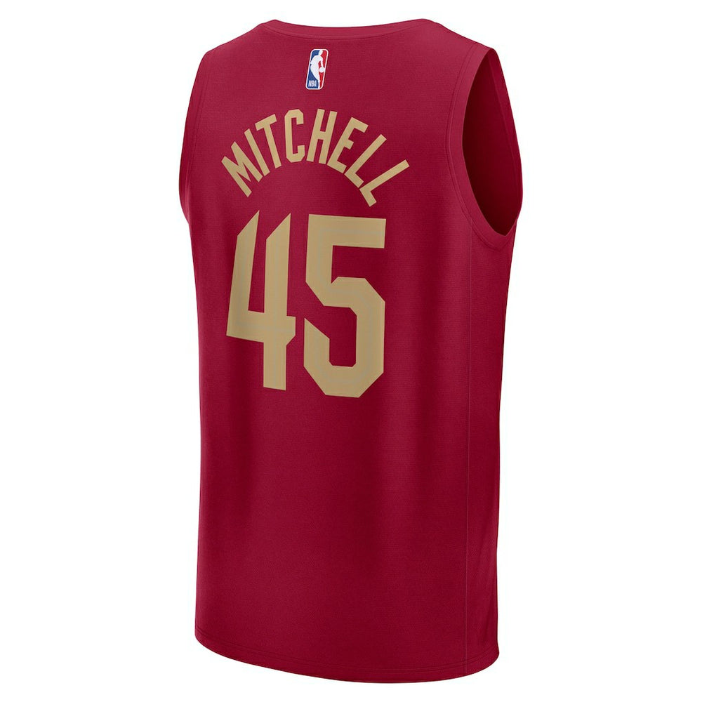 Wine Donovan Mitchell Cleveland Cavaliers Youth Fast Break Replica Player Jersey sale | NBA