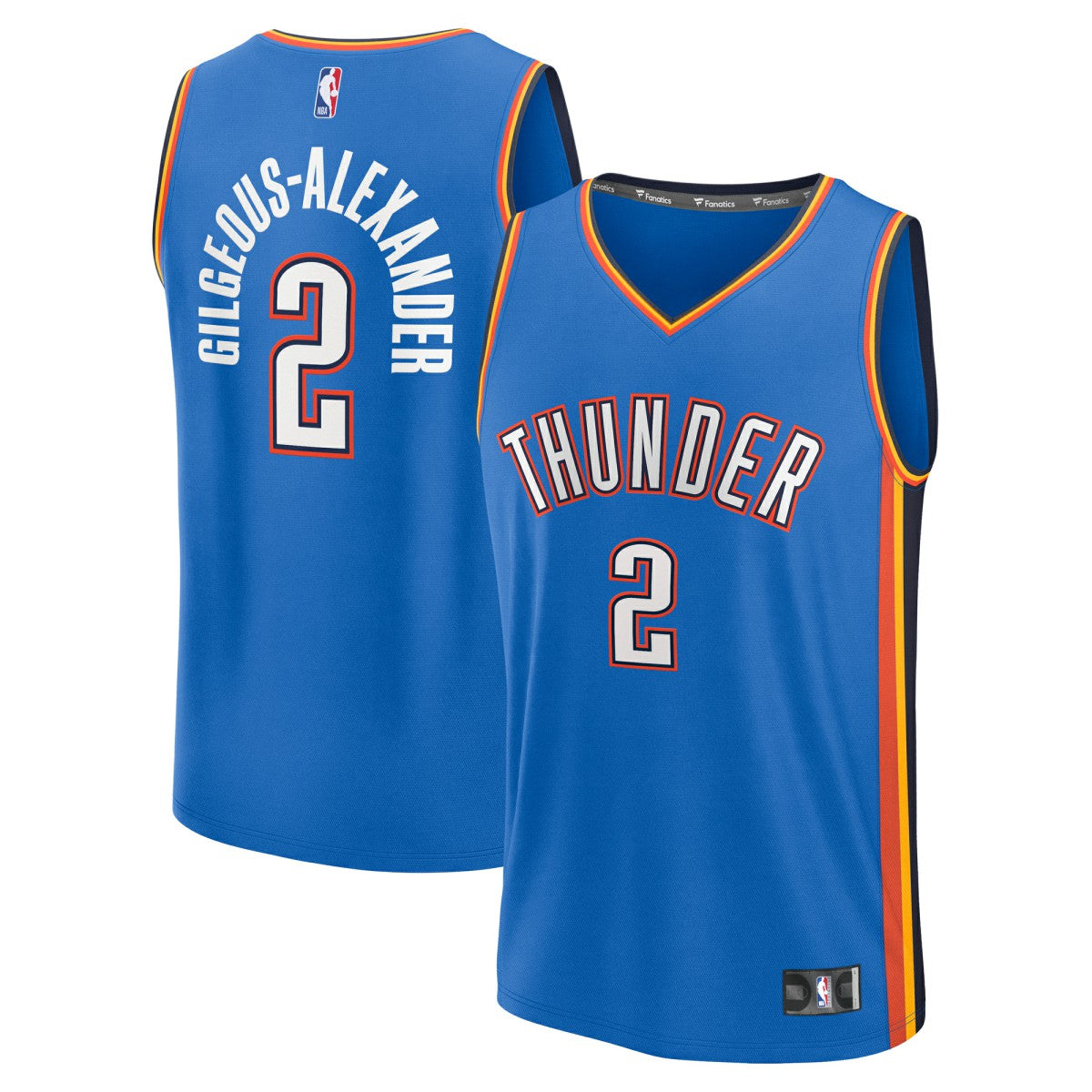 Blue Shai Gilgeous-Alexander Oklahoma City Thunder Youth Fast Break Replica Player Jersey | NBA