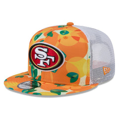 San Francisco 49ers Citrus 9FIFTY Trucker Snapback Hat | NFL Discount