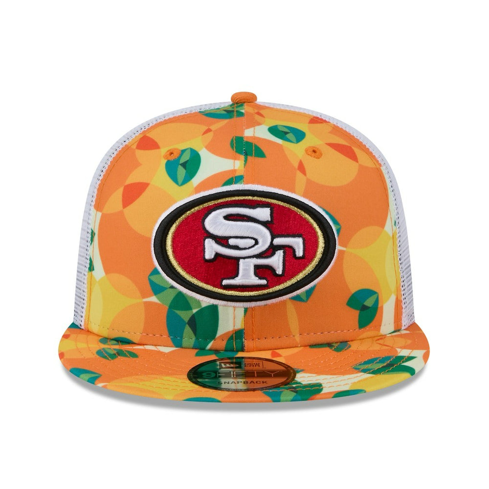 San Francisco 49ers Citrus 9FIFTY Trucker Snapback Hat | NFL Discount