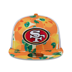 San Francisco 49ers Citrus 9FIFTY Trucker Snapback Hat | NFL Discount