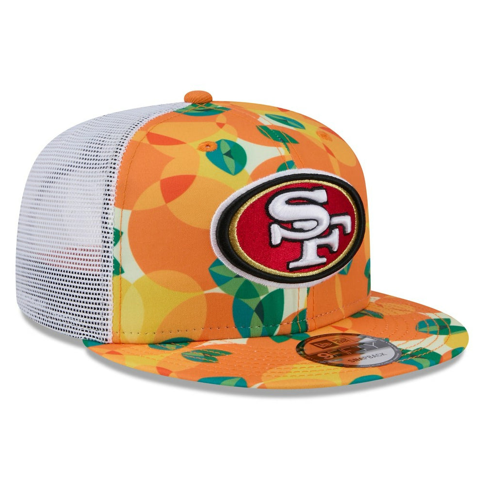 San Francisco 49ers Citrus 9FIFTY Trucker Snapback Hat | NFL Discount