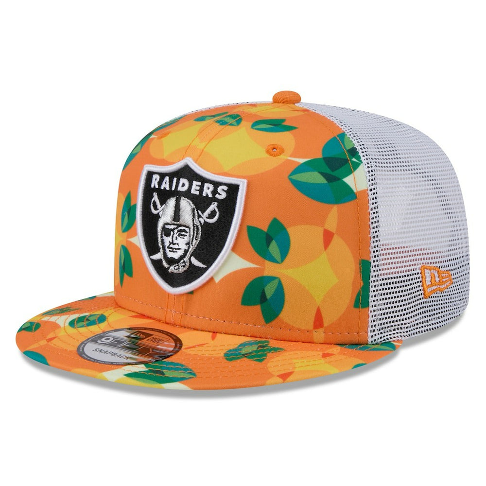 Las Vegas Raiders Citrus 9FIFTY Trucker Snapback Hat | NFL Sale