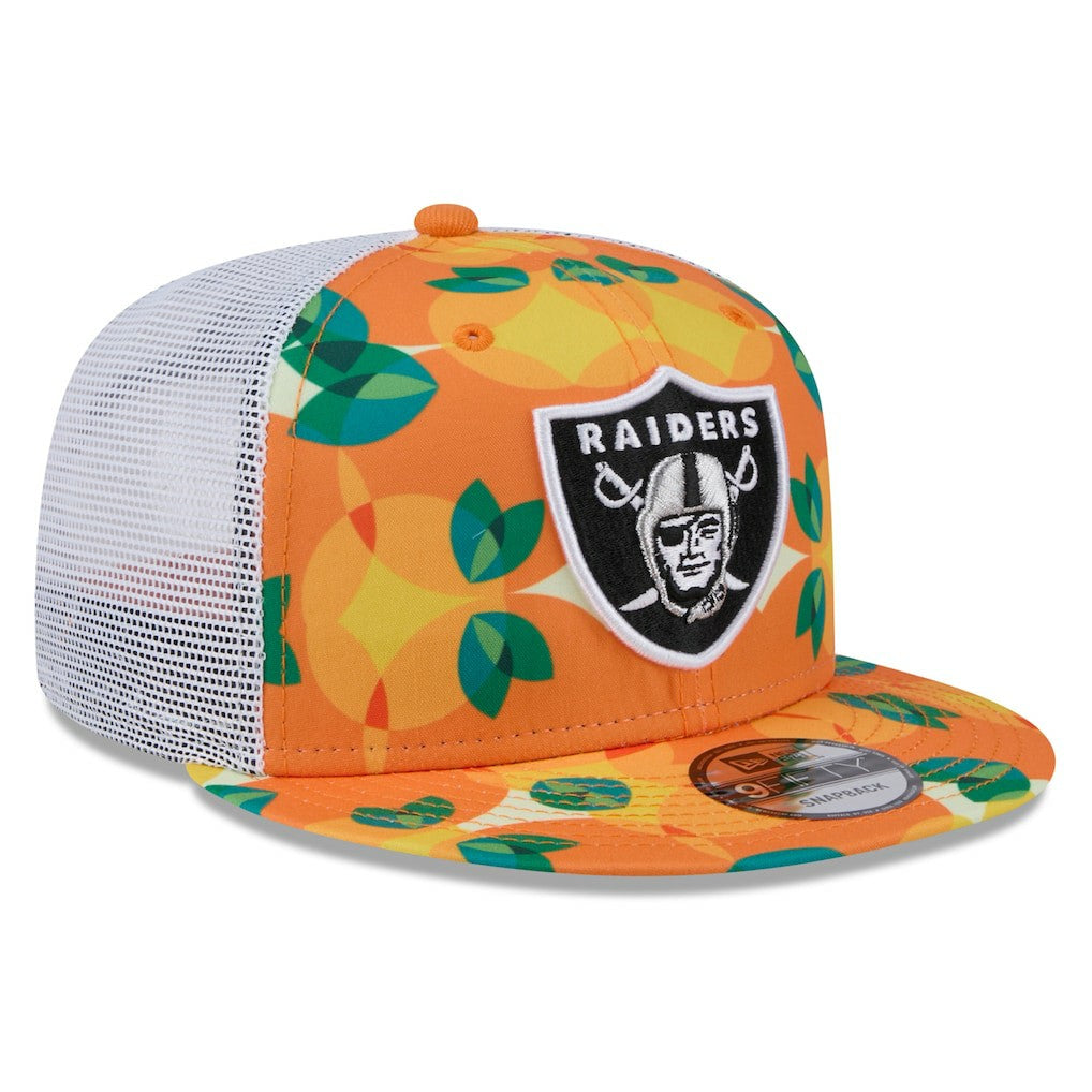 Las Vegas Raiders Citrus 9FIFTY Trucker Snapback Hat | NFL Sale