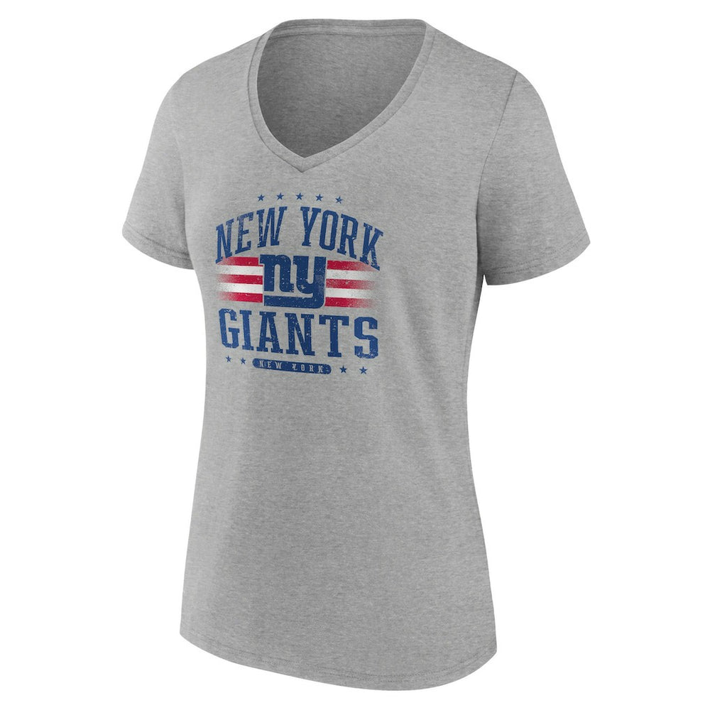 New York Giants Women's Americana Team V-Neck T-Shirt | NFL US