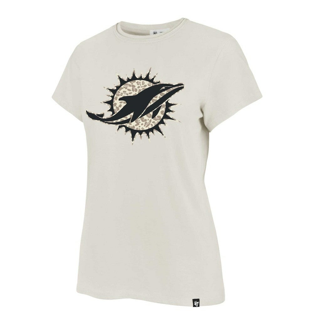 Miami Dolphins '47 Women's Panthera Frankie T-Shirt | NFL Sale