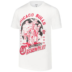 White Chicago Bulls Youth NBA x Marvel Avengers Squad T-Shirt sale | NBA