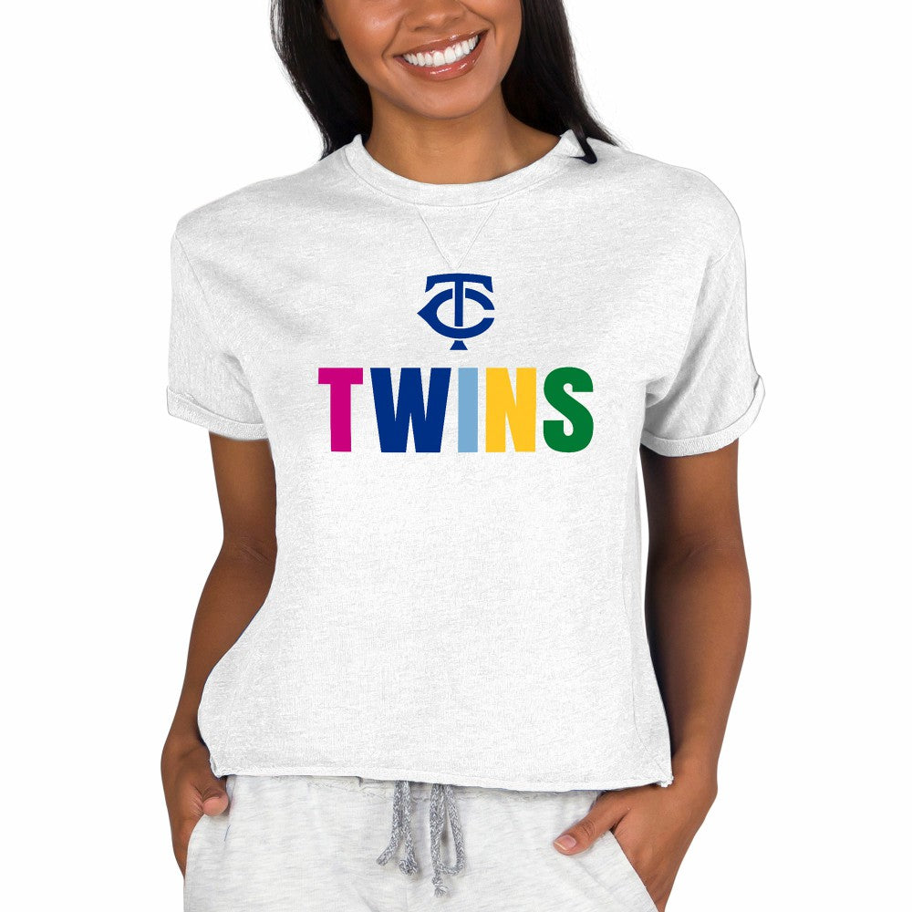 Minnesota Twins Concepts Sport Women's Mainstream Terry Sweatshirt - MLB Sweatshirts