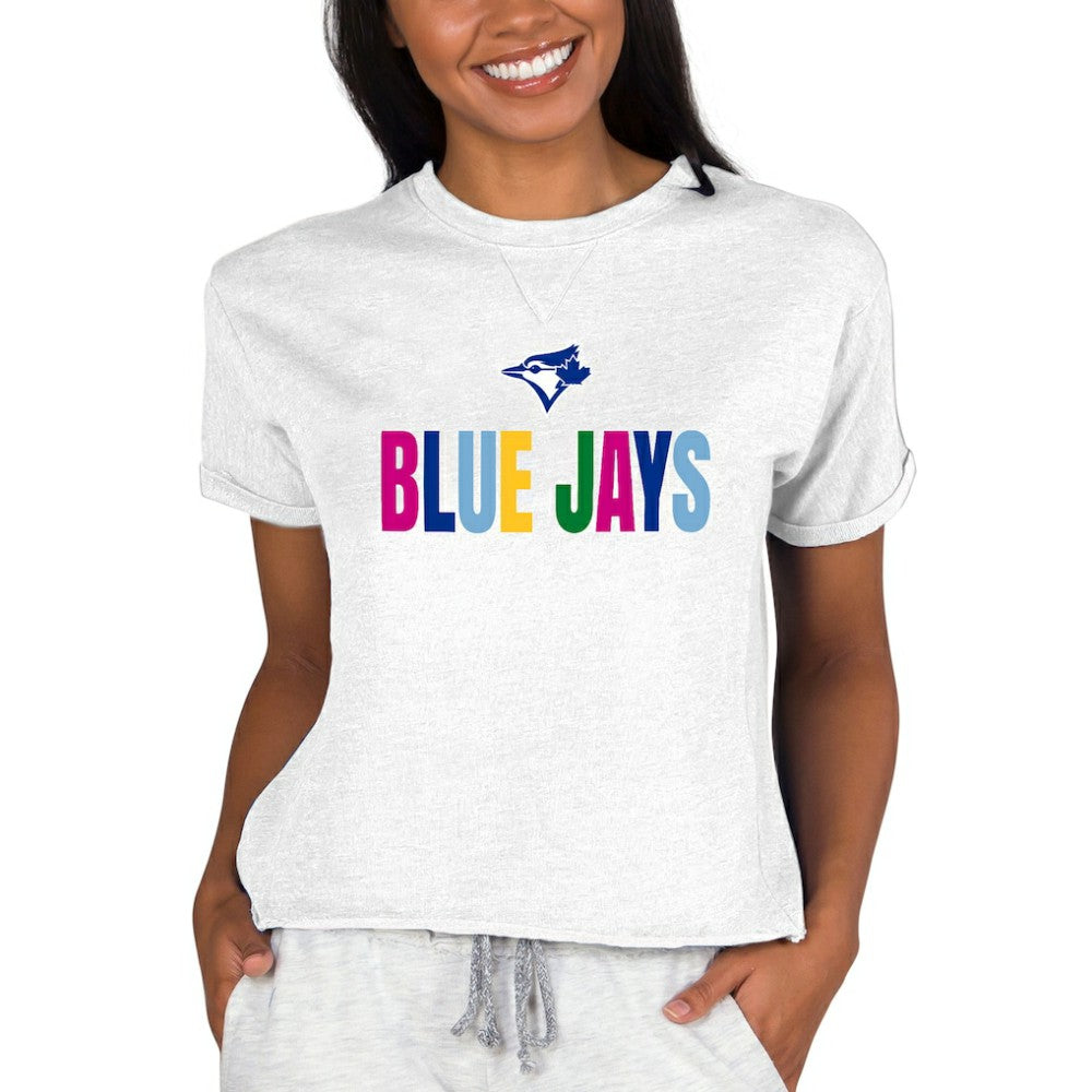 Toronto Blue Jays Concepts Sport Women's Mainstream Terry Sweatshirt - MLB Sweatshirts