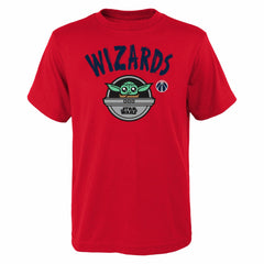 Red Washington Wizards Youth Star Wars The Child T-Shirt | NBA