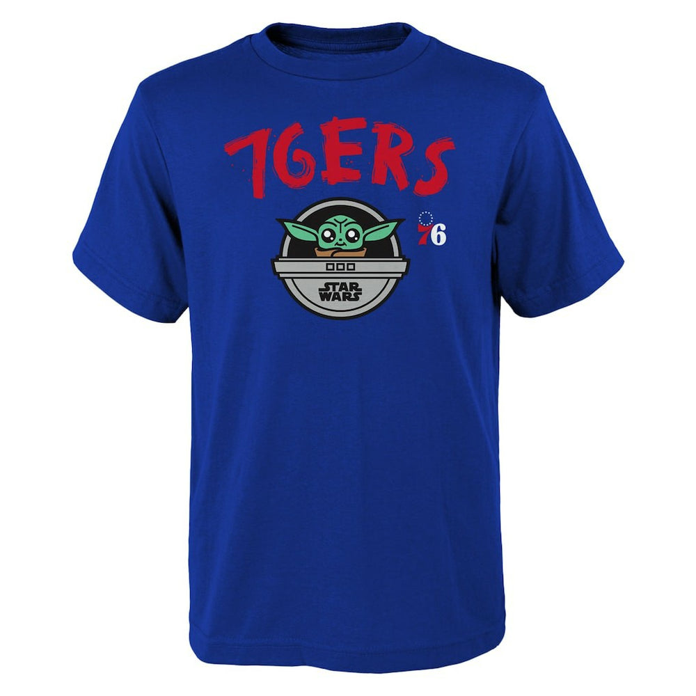Royal Philadelphia 76ers Youth Star Wars The Child T-Shirt | NBA