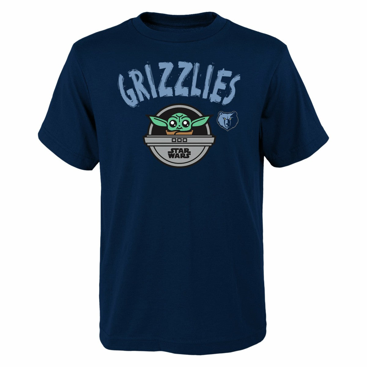 Navy Memphis Grizzlies Youth Star Wars The Child T-Shirt | NBA
