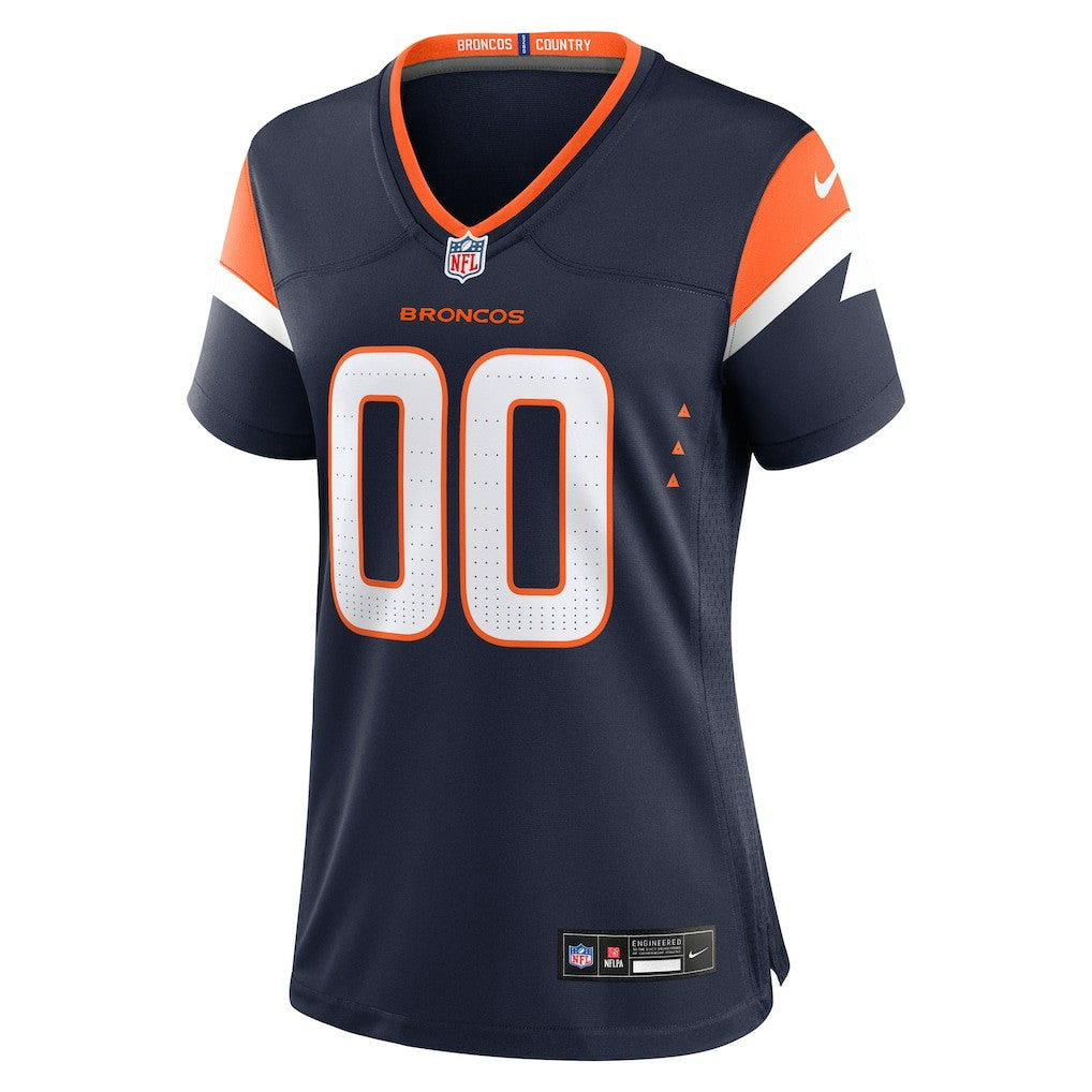 Denver Broncos Women's Alternate Mile High Collection Custom Game Jersey | NFL Discount