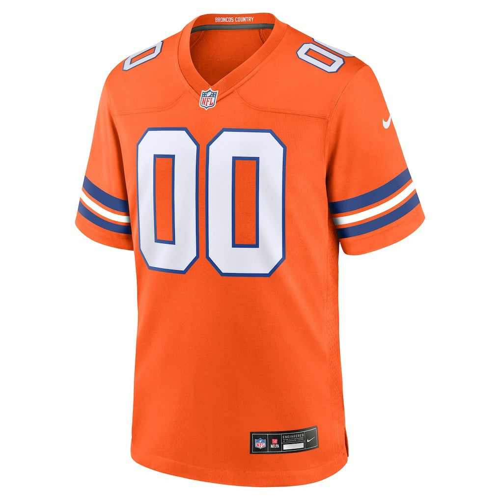 Denver Broncos Mile High Collection 1977 Throwback Custom Game Jersey | NFL Sale