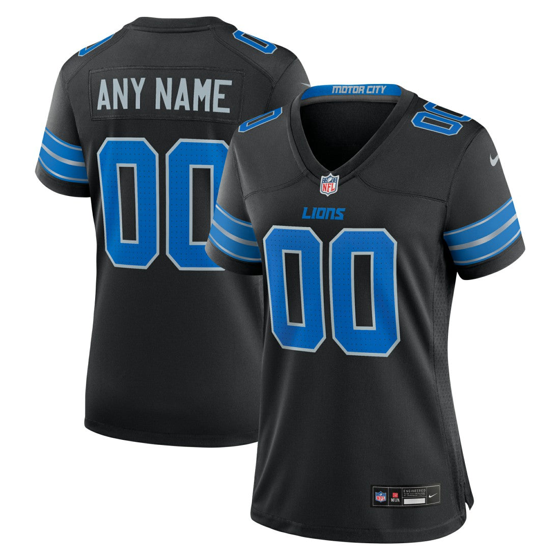 Detroit Lions Women's Alternate Custom Game Jersey | NFL New