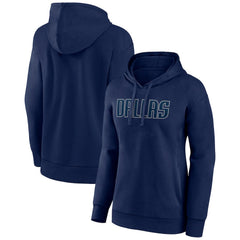Navy Dallas Mavericks Women's Wordmark Pullover Hoodie sale | NBA