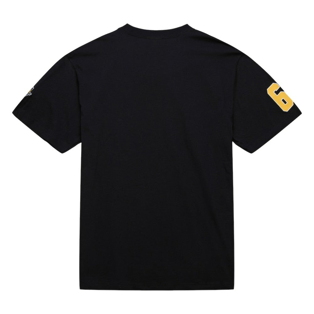Mario Lemieux Pittsburgh Penguins Mitchell & Ness Premium Nickname Vintage Logo T-Shirt -  NHL T-shirts