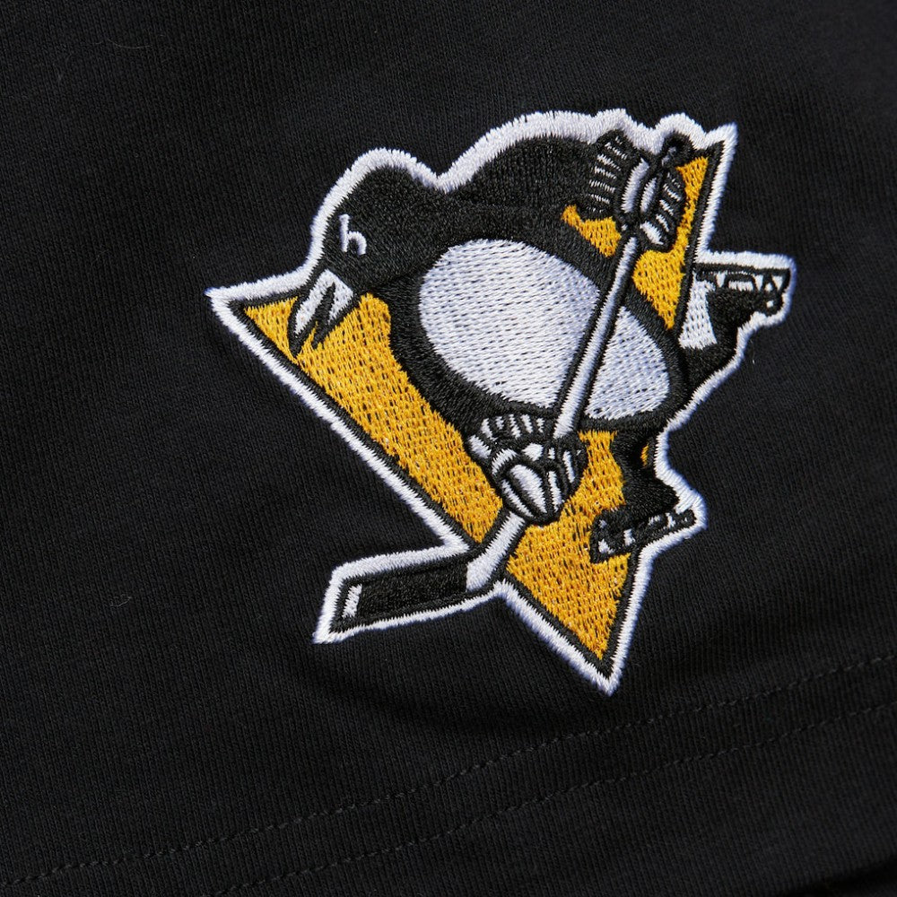 Mario Lemieux Pittsburgh Penguins Mitchell & Ness Premium Nickname Vintage Logo T-Shirt -  NHL T-shirts