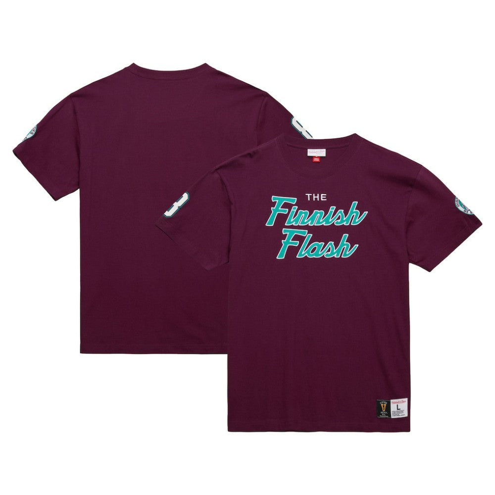 Teemu Selanne Anaheim Ducks Mitchell & Ness Premium Nickname Vintage Logo T-Shirt -  NHL T-shirts