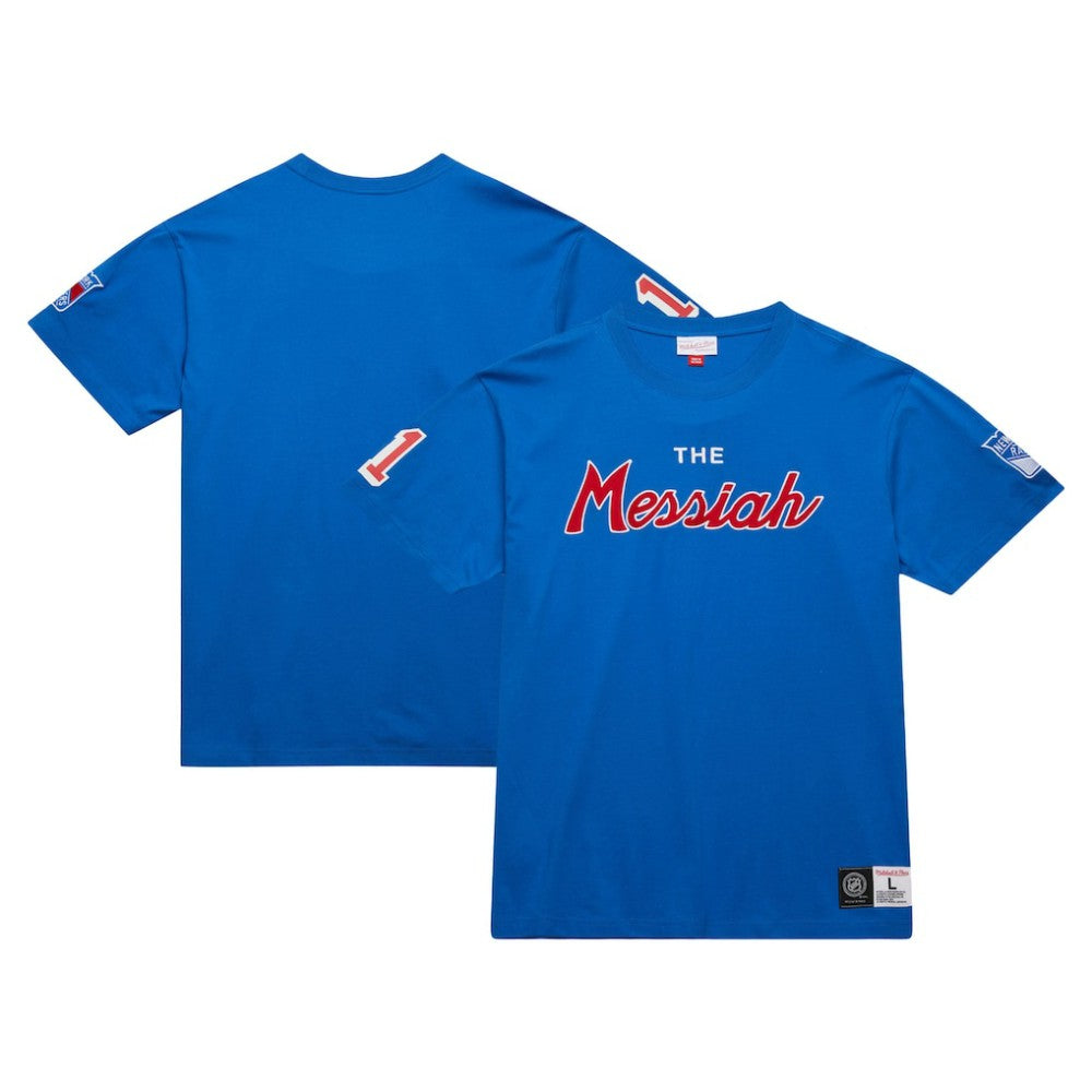 Mark Messier New York Rangers Mitchell & Ness Premium Nickname Vintage Logo T-Shirt -  NHL T-shirts