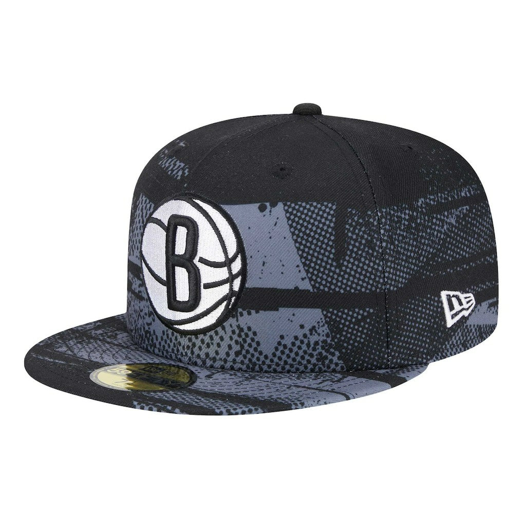 Black Brooklyn Nets Tip-Off 59FIFTY Fitted Hat | NBA