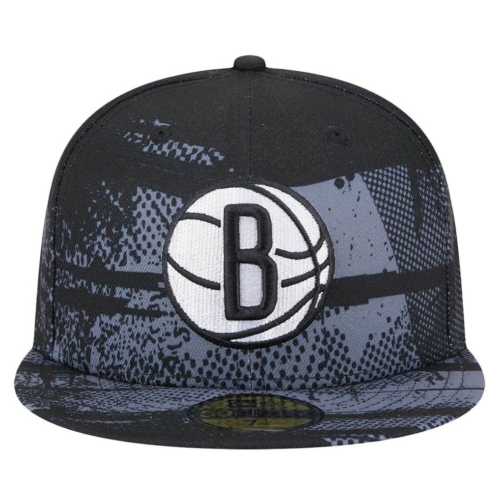 Black Brooklyn Nets Tip-Off 59FIFTY Fitted Hat | NBA